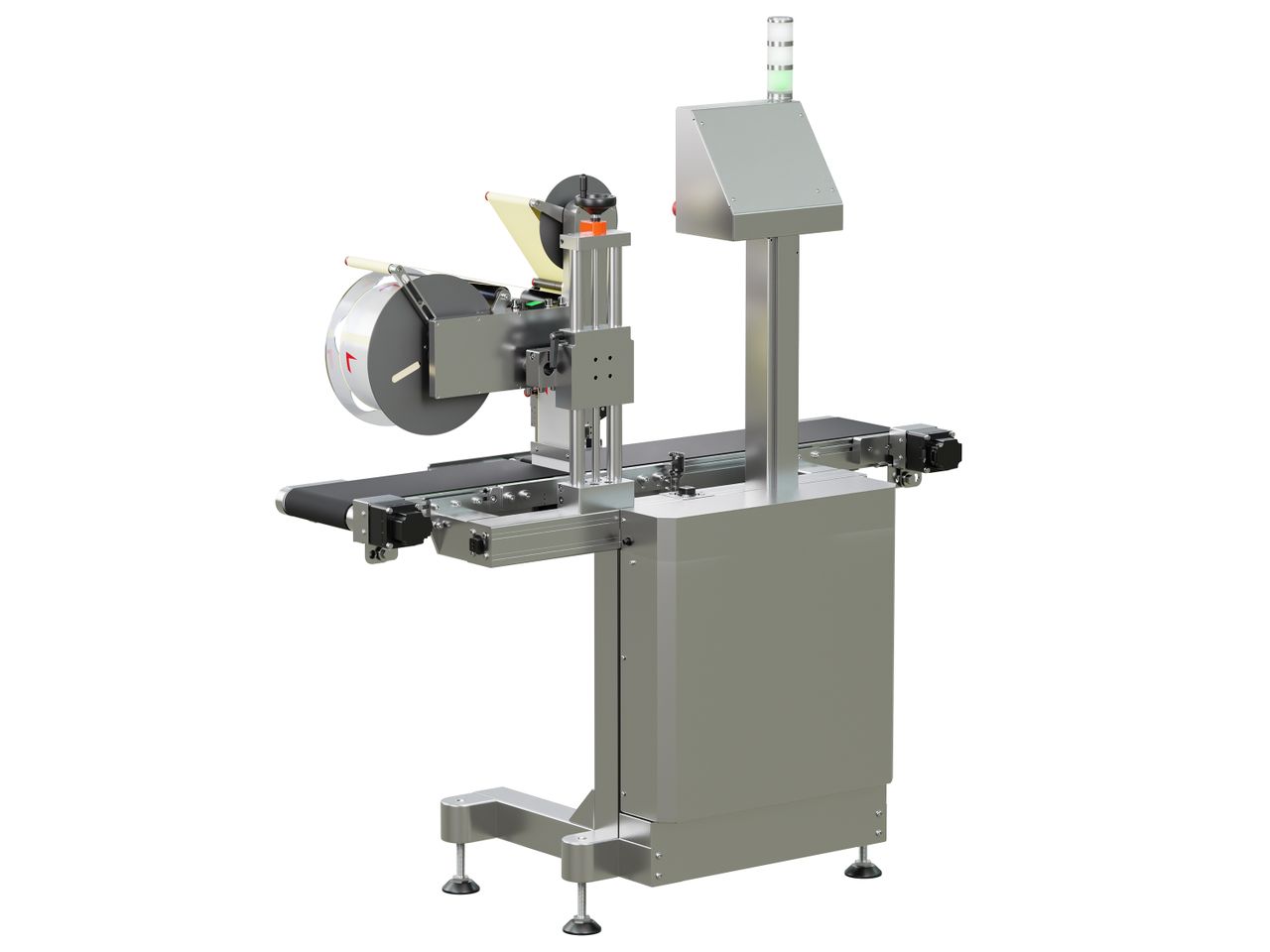 Geset 218 labeling system with labels rear side