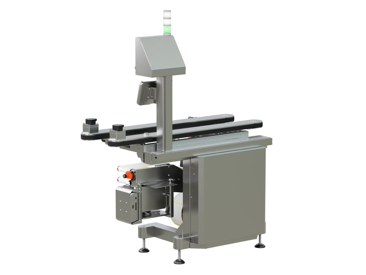 Geset 242 labeling system with labels rear side