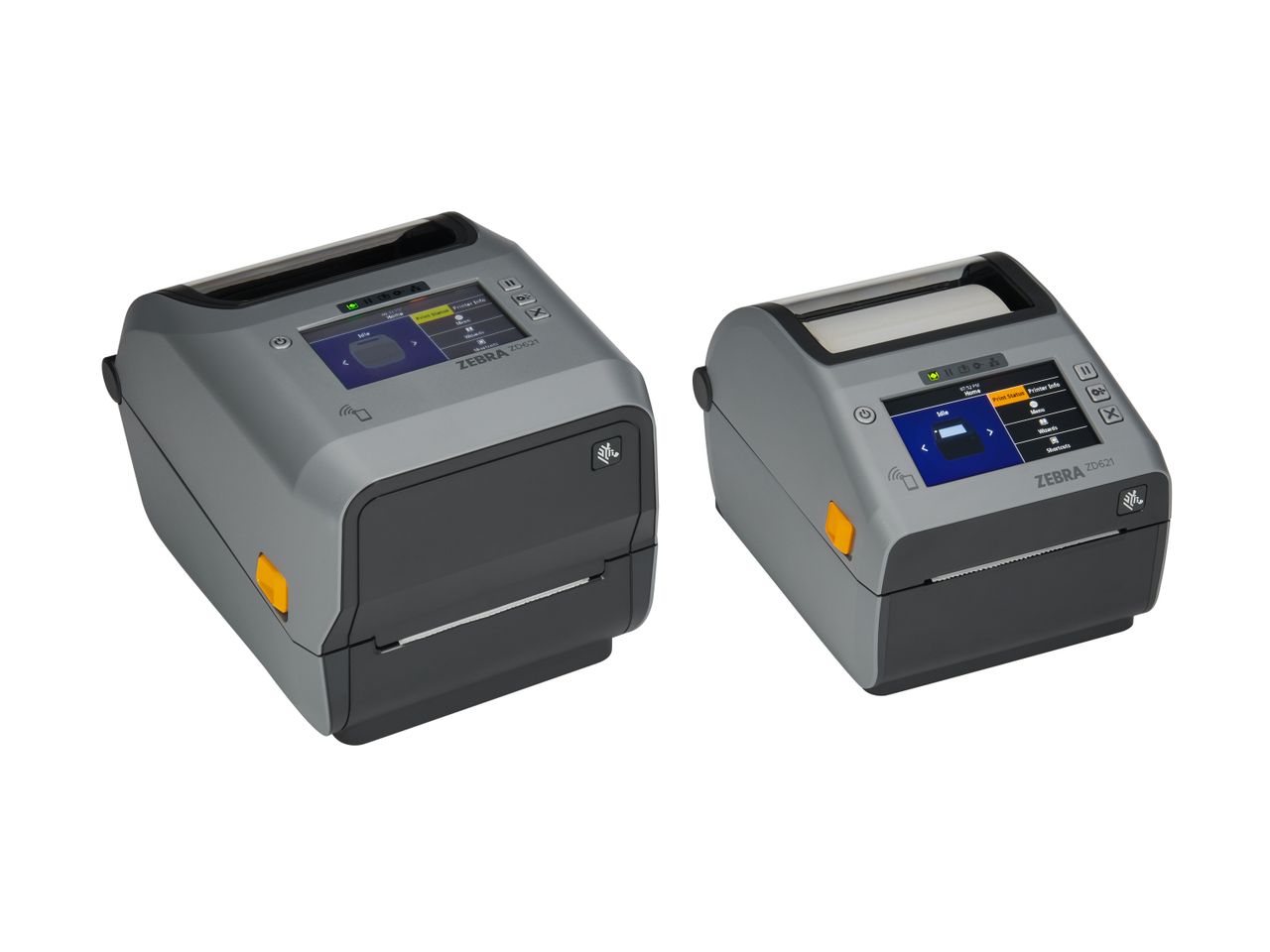 Zebra ZD621 desktop printer models with colour display