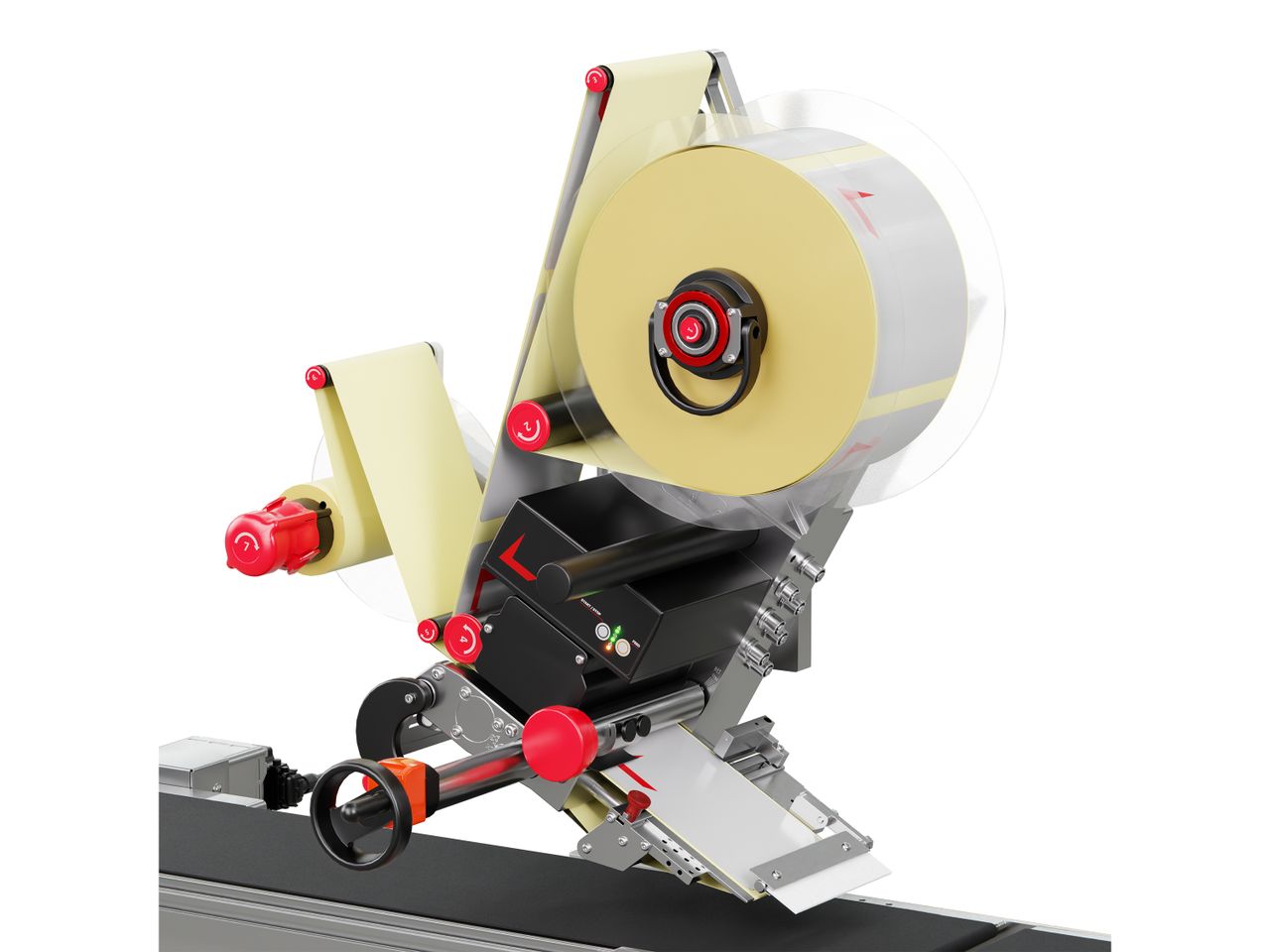 Etikettieranlage Geset 217 mit Etiketten rechts