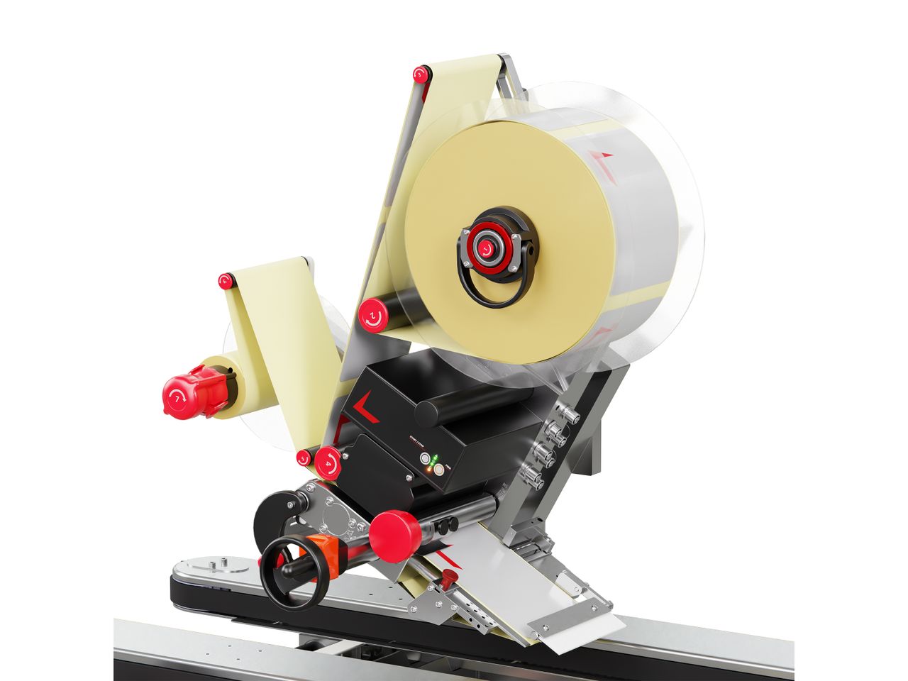 Etikettieranlage Geset 247 mit Etiketten rechts