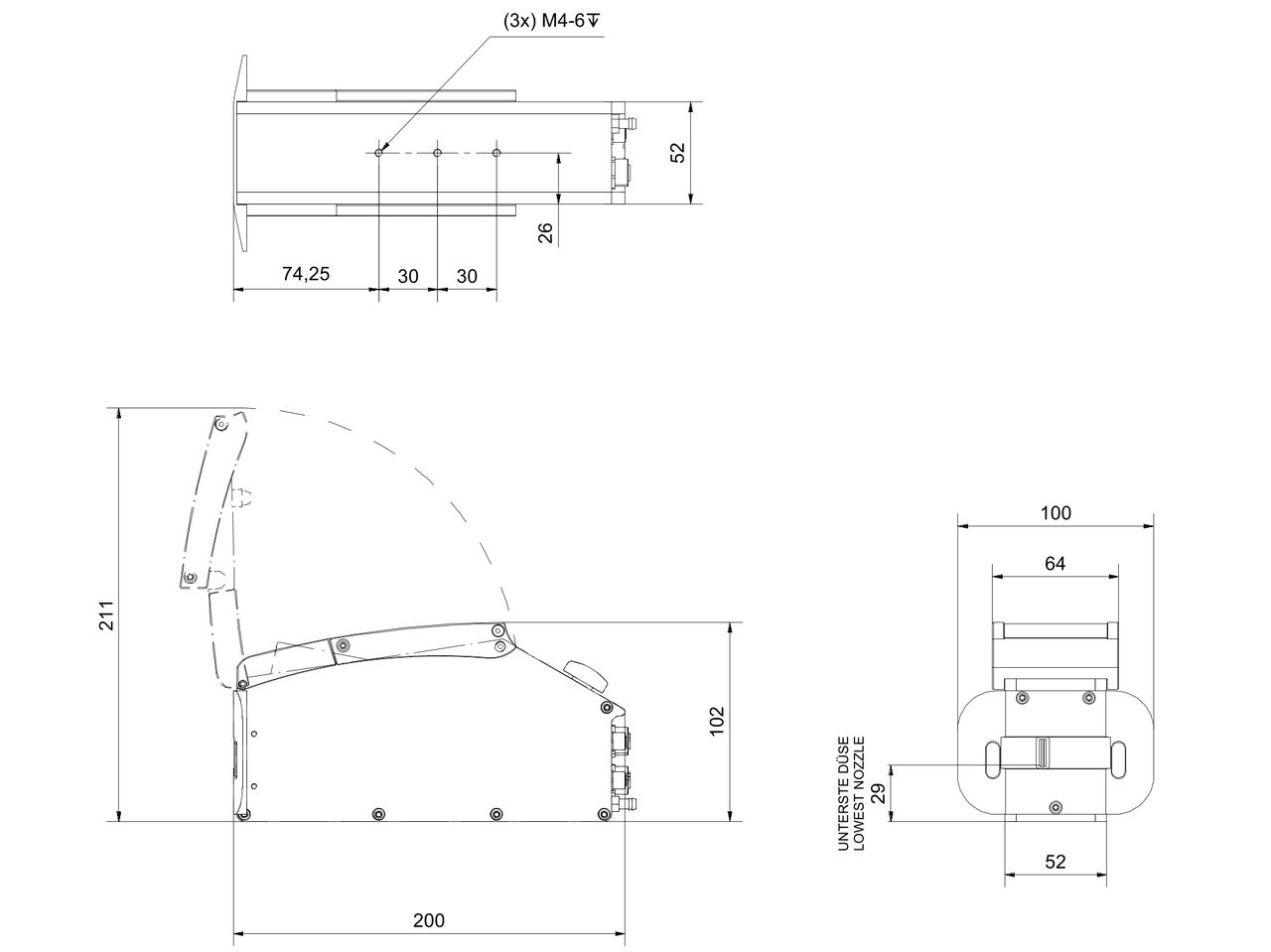 Technical Drawing Markoprint integra One IP LX