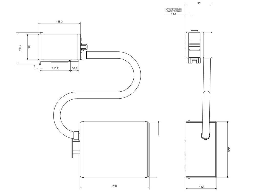 Technical Drawing Markoprint integra PP RAZR