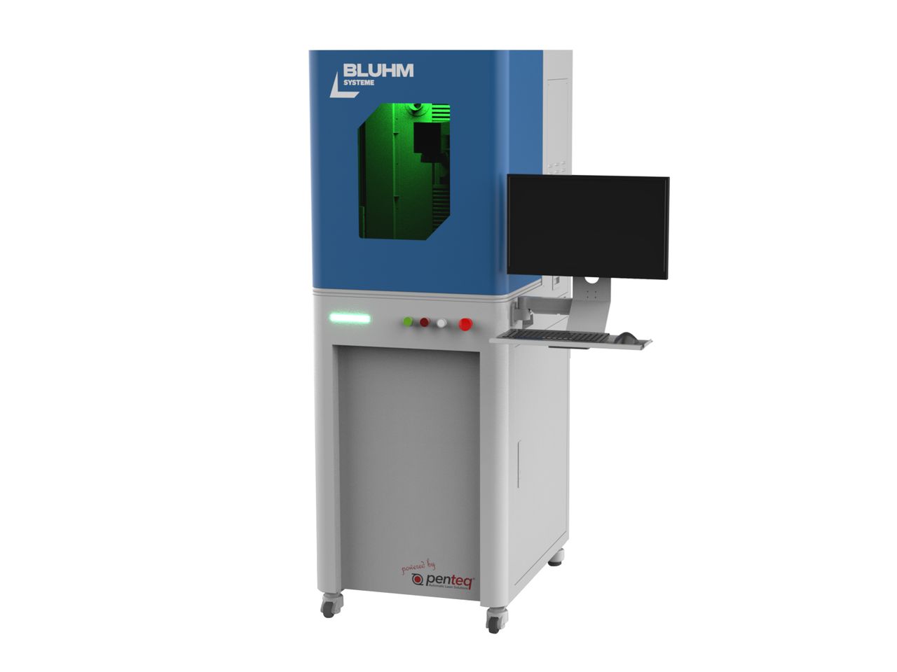 Laserstation Penlite geschlossen von vorne links