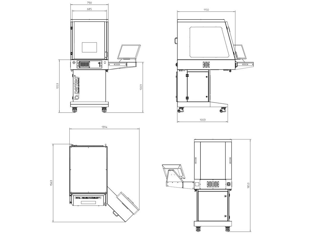 Technische Zeichnung LG200