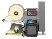 Etikettendruckspender Legi-Air 4050B mit Etiketten frontal