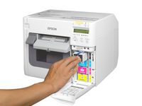 Farbetikettendrucker Epson ColorWorks C3500 Tintenladung