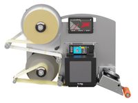 Etikettendruckspender Legi-E 4050B mit Etiketten frontal