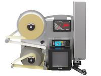 Etikettendruckspender Legi-E 4050E mit Etiketten frontal