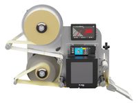 Etikettendruckspender Legi-E 4050WO mit Etiketten frontal