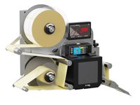 Etikettendruckspender Legi-E 4050WO mit Etiketten links