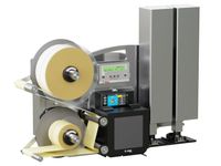 Etikettendruckspender Legi-Air 4050CWB mit Etiketten links