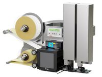 Etikettendruckspender Legi-Air 4050CWB mit Etiketten rechts