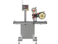 Etikettieranlage Geset 218 mit Etiketten frontal