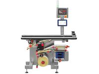 Etikettieranlage Geset 242 mit Etiketten frontal