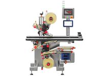 Etikettieranlage Geset 247 mit Etiketten frontal