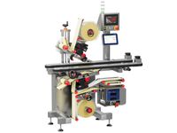 Etikettieranlage Geset 247 mit Etiketten links