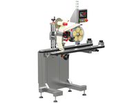 Etikettieranlage Geset 248 mit Etiketten links