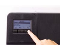 Novexx xlp 60x Etikettendrucker Tasten-Display