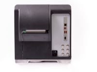 Novexx xlp 60x Etikettendrucker Rückseite mit Anschlüssen