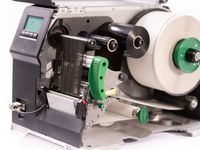 Novexx xlp 60x Etikettendrucker Innenraum geöffnet