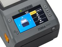 Zebra ZD621 Desktop-Drucker Display Detailaufnahme