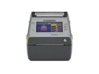 Zebra ZD621 Desktop-Drucker frontal mit Farbdisplay