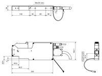 Technical Drawing Markoprint X1JET HP Stitch