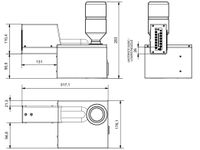 Technical Drawing Markoprint X1JET MX 50