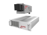 Bluhm Carbonline CO2 Laserbeschrifter Kopf von schräg vorne