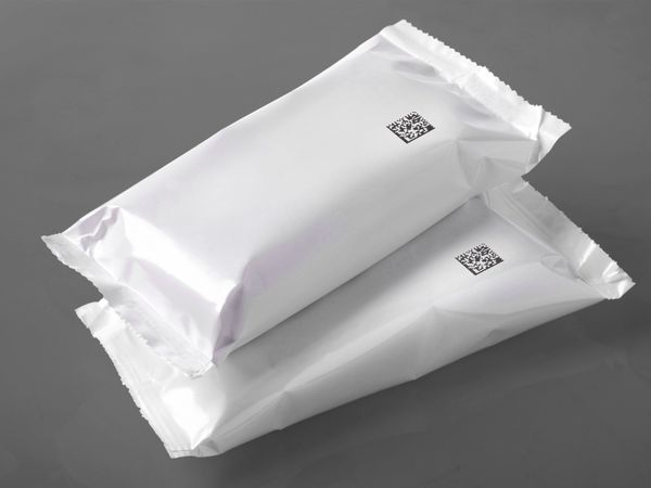 Linx TT Direktdruck mit Datamatrix-Code auf Folienverpackungen