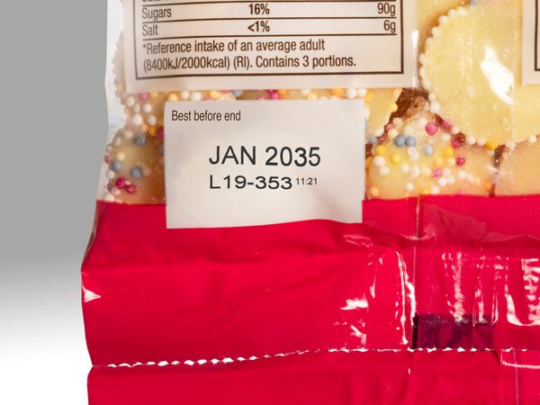 Linx TT Direktdruck auf Folienverpackung für Süßigkeiten