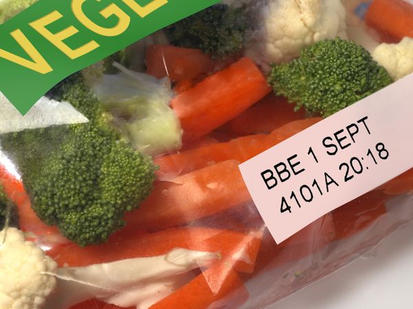 Linx TT Direktdruck auf Gemüsebeutel aus Folie