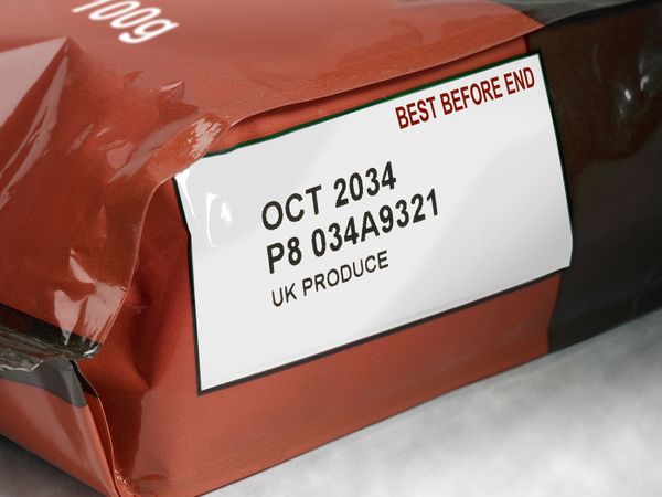 Linx TT Direktdruck auf Lebensmittelverpackung aus Folie