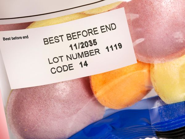 Linx TT Direktdruck auf Folienverpackung für Süßigkeiten