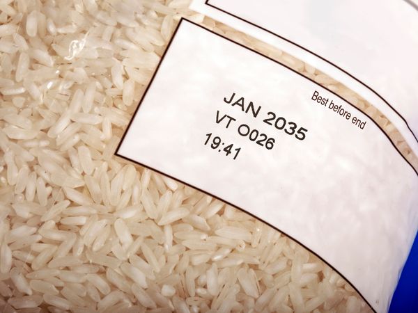 Linx TT Direktdruck auf Folienverpackung für Reis