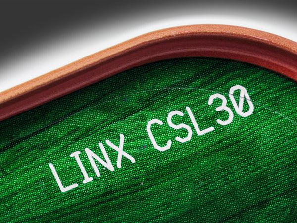 Linx CSL Laserbeschriftung Metalldeckel von Konservendose