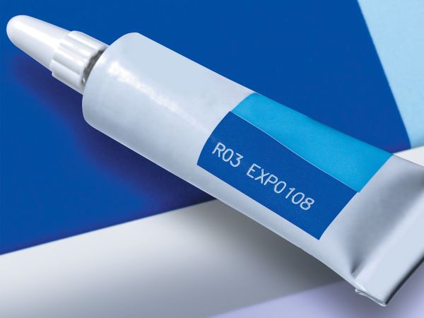 Linx CSL Laserbeschriftung auf Aluminium-Tube