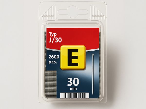 Etikettieranlage Geset 211 Etikett auf Verpackung mit Nägeln