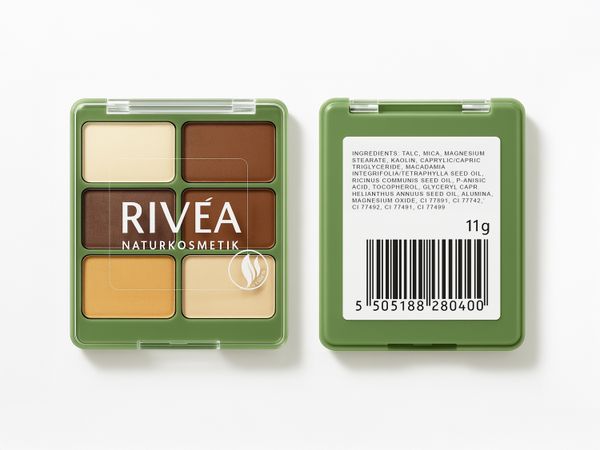 Etikettieranlage Geset 217 Etikett zweiseitig auf Kosmetikverpackung