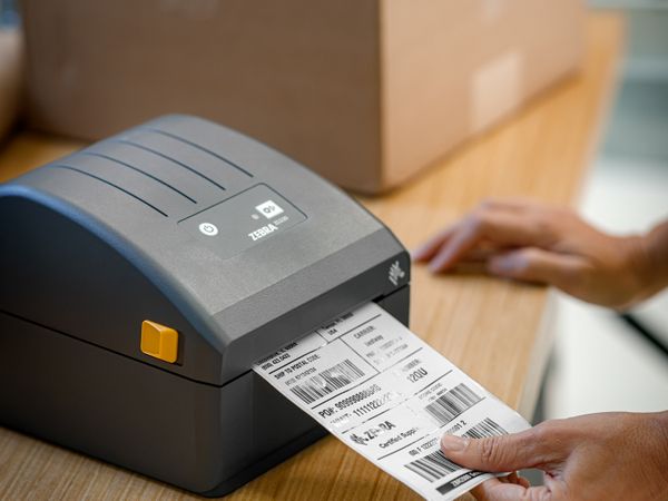 Zebra ZD230 Desktop-Drucker Anwendung im Lager, Logistik, Packstation