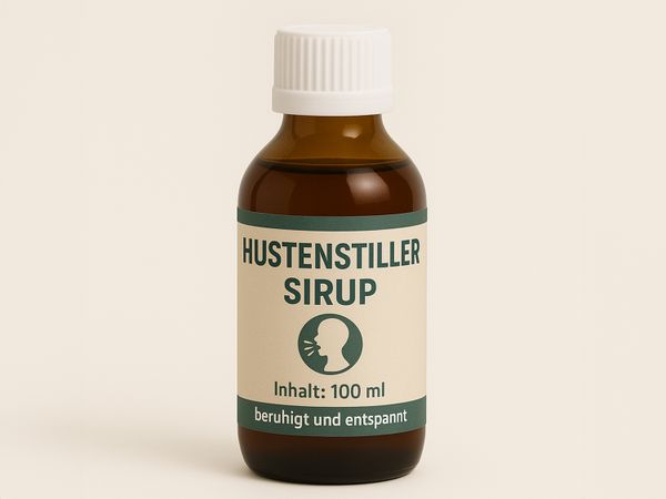 Etikettieranlage Geset 221, 141 Etikett auf Hustensaft