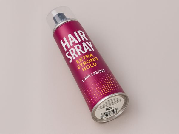 Etikettieranlage Geset 242 Etikett auf Haarspray