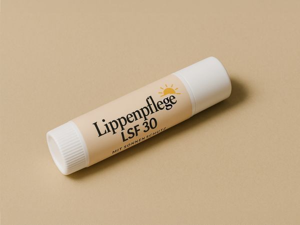 Etikettieranlage Geset 225 Etikett auf Lippenpflege