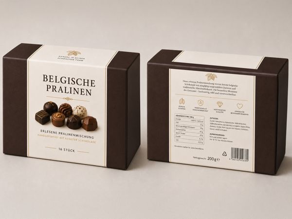 Etikettieranlage Geset 249 D-Wrap Etikett auf Rinter Patties
