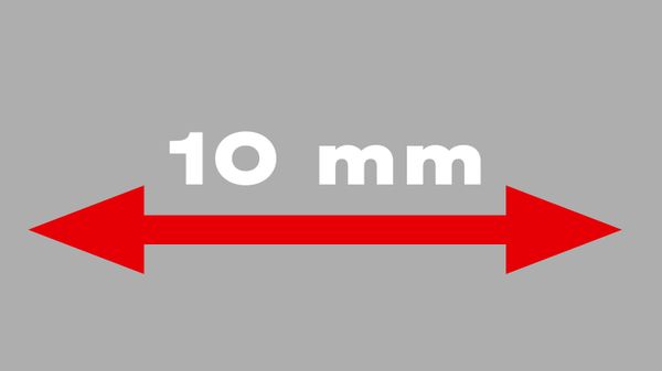 Markoprint 10 mm Produktabstand