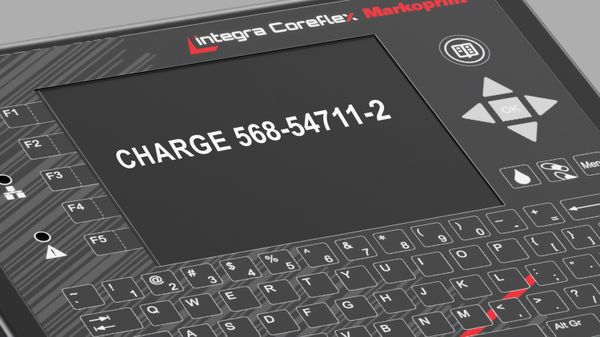 Mit dem Markoprint Coreflex werden Druckbilder direkt am Gerät erstellt