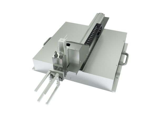 Funktionsmodul Roboterübergabe für Laserstation