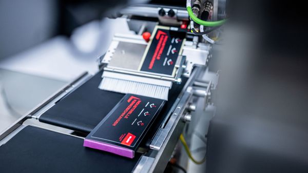 Geset 217 etikettiert Schokolade