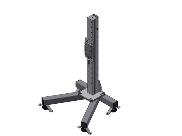 K-Stativ 120 Basis Tellerfüße und Laschen